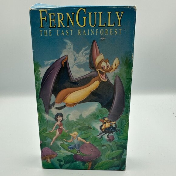 Ferngully The Last Rainforest VHS 1992 Clamshell Hi-Fi Stereo Animated Classic - Picture 1 of 3